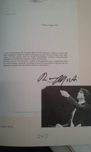 La dedica del Maestro Muti per i cinquant'anni della Gioventù Musicale